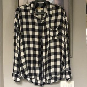 Hollister light flannel S